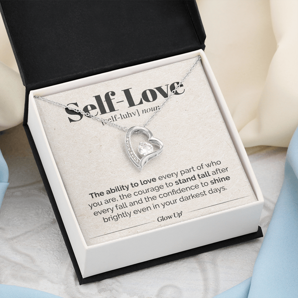 Namashops - Forever Love Necklace - Self Love - Stand Tall - Forever Love Necklace, Gift For Wife, For Mom, Gift For Christmas, Birthday