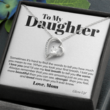 Forever Love Necklace - To My Daughter - Always Remember - Forever Love Necklace Gift For Wife For Mom