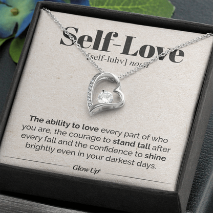 Namashops - Forever Love Necklace - Self Love - Stand Tall - Forever Love Necklace, Gift For Wife, For Mom, Gift For Christmas, Birthday