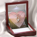 To Mom No Matter What Forever Love Necklace (14K White Gold)