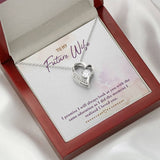 To My Future Wife Forever Love Necklace (14K White Gold Finish)