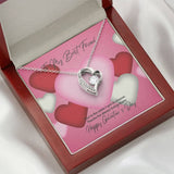 To My Best Friend Galentine's Day Forever Love Necklace