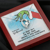 To My Sexy Girlfriend - Throbbing With Love - Grinch Forever Love Necklace