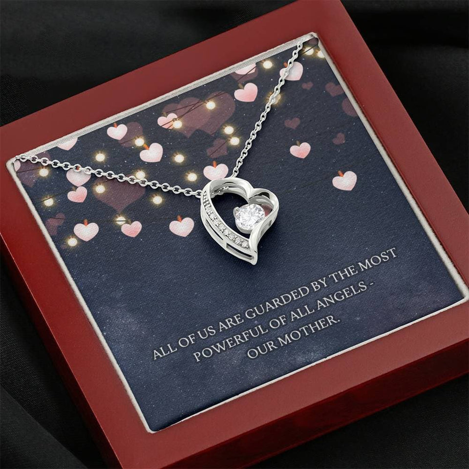 Guarded by our Mother Forever Love Necklace