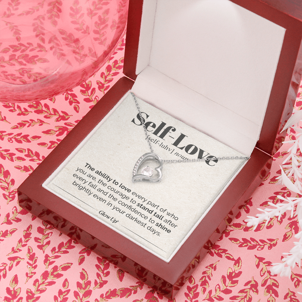 Namashops - Forever Love Necklace - Self Love - Stand Tall - Forever Love Necklace, Gift For Wife, For Mom, Gift For Christmas, Birthday