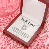 Namashops - Forever Love Necklace - Self Love - Stand Tall - Forever Love Necklace, Gift For Wife, For Mom, Gift For Christmas, Birthday