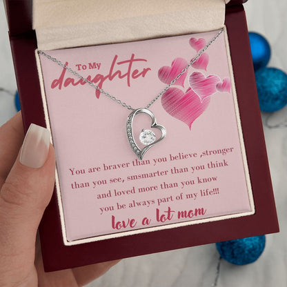 A Forever Love Necklace Gift From Mom To Daughter