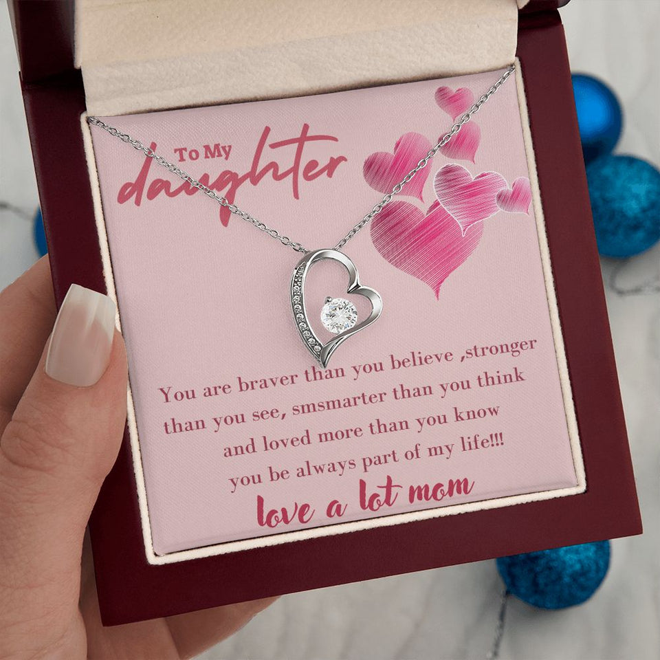 A Forever Love Necklace Gift From Mom To Daughter