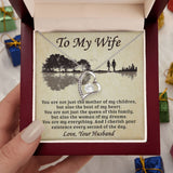 Wife The Beat Of My Heart, Forever Love Necklace, Gift For Wife From Husband