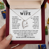 To My Wife - Feel My Lolve - Forever Love Necklace
