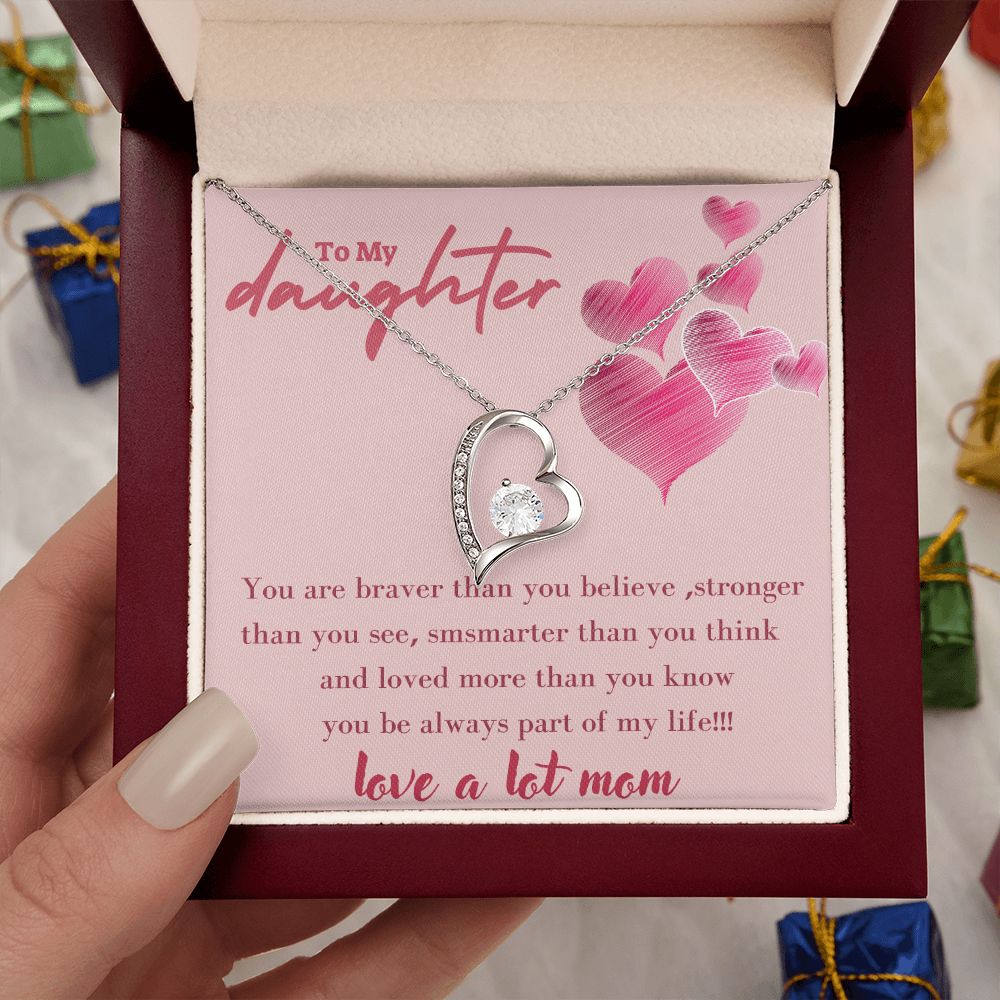 A Forever Love Necklace Gift From Mom To Daughter