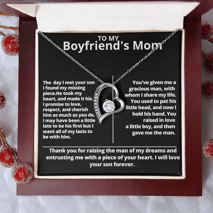 Forever Love Necklace for My Boyfriend's Mom Gift For Mom, necklace For Wife, Gift For Mother's Day