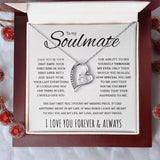 To My Soulmate | My Life My Love My Best Friend | Forever Love Necklace
