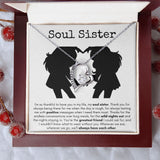 Soul Sister - Forever Love Necklace - Silhouette Gift For Mom, necklace For Wife, Gift For Mother's Day