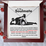 To My Soulmate - Forever Love Necklace - Booty Grabbin' - White Card