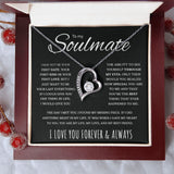 To My Soulmate | My Life My Love My Best Friend | Black Version | Forever Love Necklace