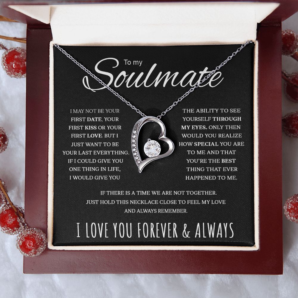 Soulmate If There Is A Time | Valentines Gifts For Soulmate | Forever Love Necklace