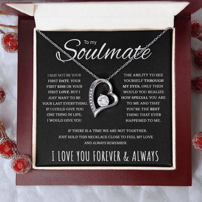 Soulmate If There Is A Time | Valentines Gifts For Soulmate | Forever Love Necklace