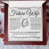 Forever Love Necklace For My Future Wife Gift For Mom, necklace For Wife, Gift For Mother's Day