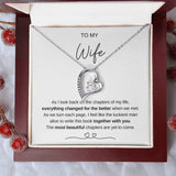 To My Wife Forever Love Necklace Beautiful Chapters