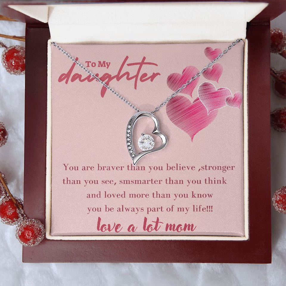 A Forever Love Necklace Gift From Mom To Daughter