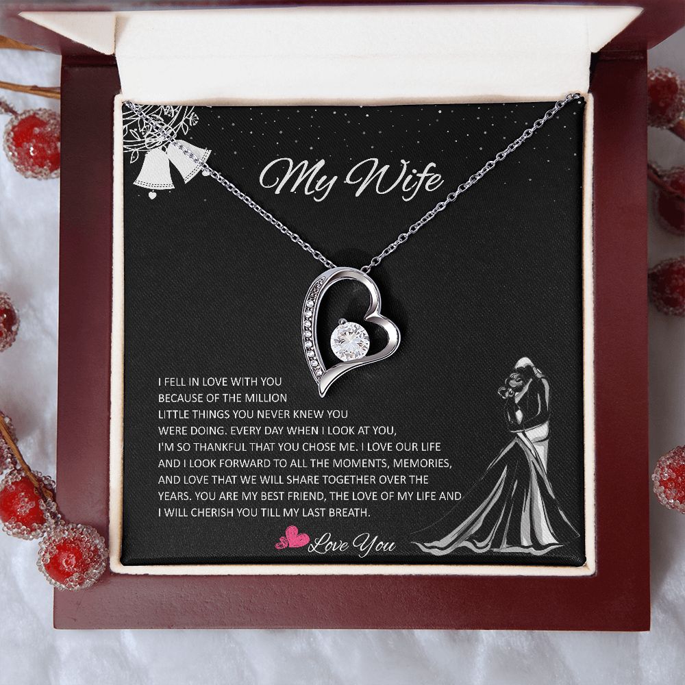 Forever Love Necklace, Gift to Wife Gift For Mom, necklace For Wife, Gift For Mother's Day