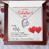 To My Wife - Forever Love Necklace - Red Balloons Gift For Mom, necklace For Wife, Gift For Mother's Day