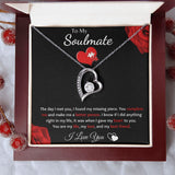 To My Soulmate - Forever Love Necklace - Puzzle Piece Gift For Mom, necklace For Wife, Gift For Mother's Day