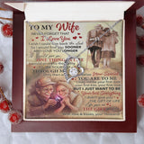 To My Wife From Husband | Never Forget That I Love You | Forever Love Necklace