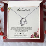 To My Amazing Wife - Forever Love Necklace Gift For Mom, necklace For Wife, Gift For Mother's Day