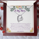 To My Mom - Shining Star - Forever Love Necklace Gift For Mom, necklace For Wife, Gift For Mother's Day