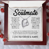 Soulmate To Be Your Last Everything | Romantic Gift For Your Soulmate | Forever Love Necklace