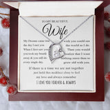 To My Beautiful Wife | My Dreams Came True | Forever Love Necklace