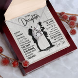Daughter Always Remember, Forever Love Necklace, Anniversary Gift For Daughter From Dad