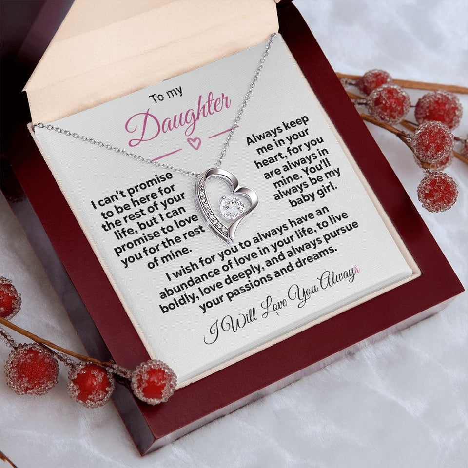Daughter Passions And Dreams, Forever Love Necklace, Perfect Gift For Daughter