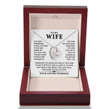 To My Wife - Feel My Lolve - Forever Love Necklace