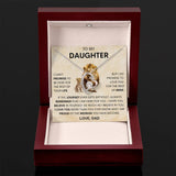 18th birthday gift for Daughter, Forever Love Necklace, Gift for Daughter 21st birthday, Wedding Day Gift for Daughter From Dad