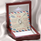 To My Wife - I'm Proud To Be Yours, Forever Love Necklace Gift