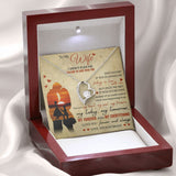 To My Wife - My Forever and My Everything, Forever Love Necklace Gift