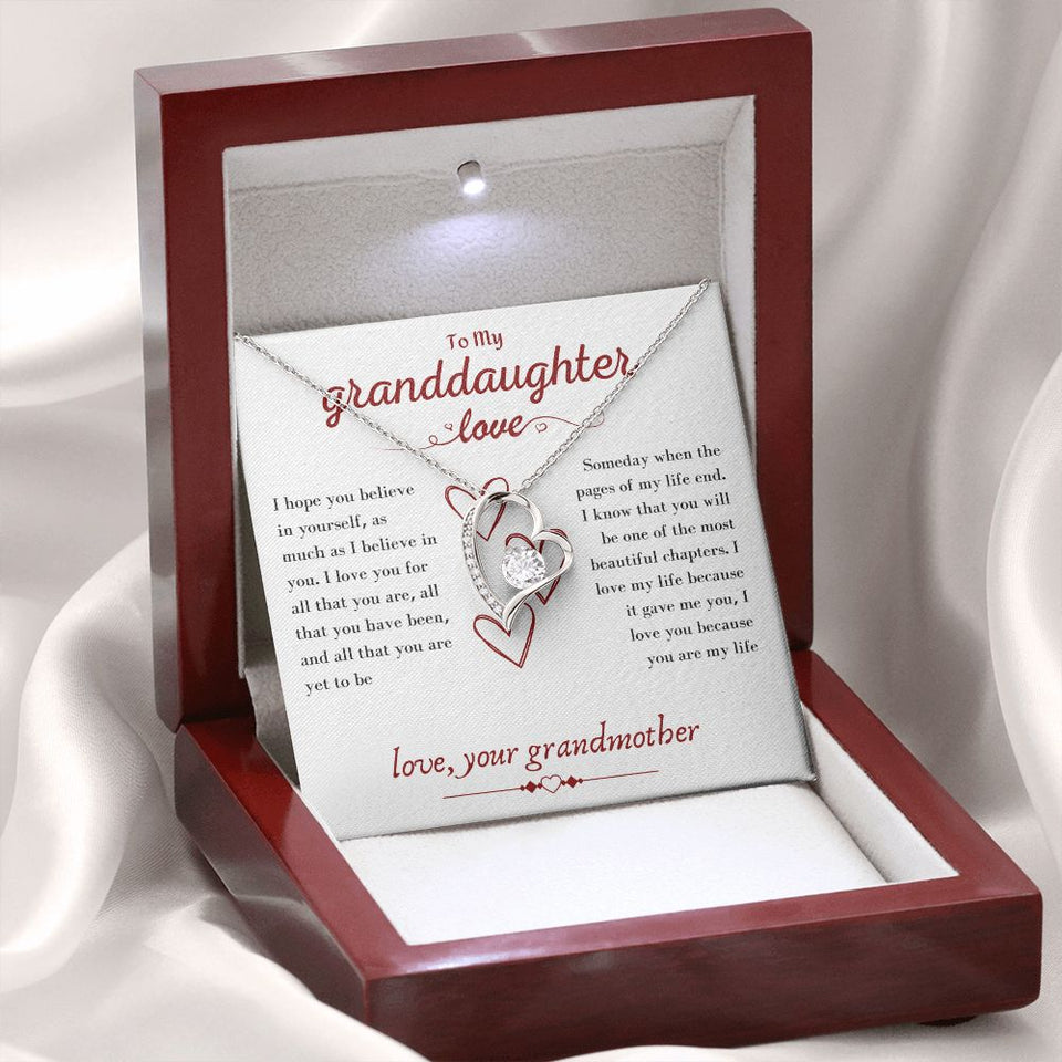 A Beautiful Forever Love Necklace Gift From Grandmother To Granddaughter