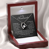 Soulmate You are my Rock Forever Love Pendant Necklace