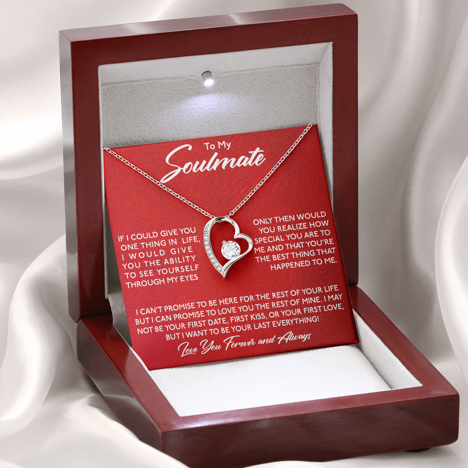 To My Soulmate Necklace Gift - How Special You Are To Me Forever Love Necklace LX019C