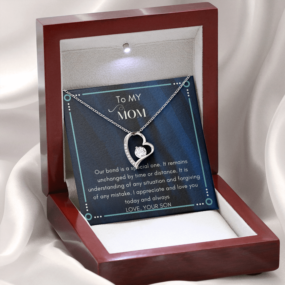 To Mom Forever Love Necklace-From Son