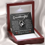 Granddaughter Believe In Yourself | Forever Love Necklace | Gift For Granddaughter From Grandparents