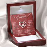 To My Soulmate - I Love You For All That You Are, Forever Love Necklace