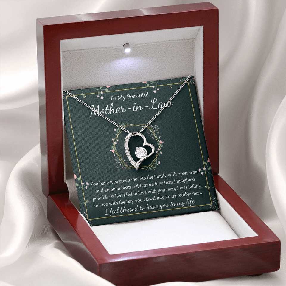 To My Mother In Law | An Open Heart | Forever Love Necklace