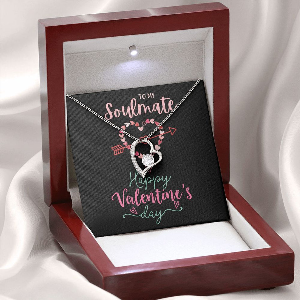 To My Soulmate A Forever Love Necklace For Valentine's Day