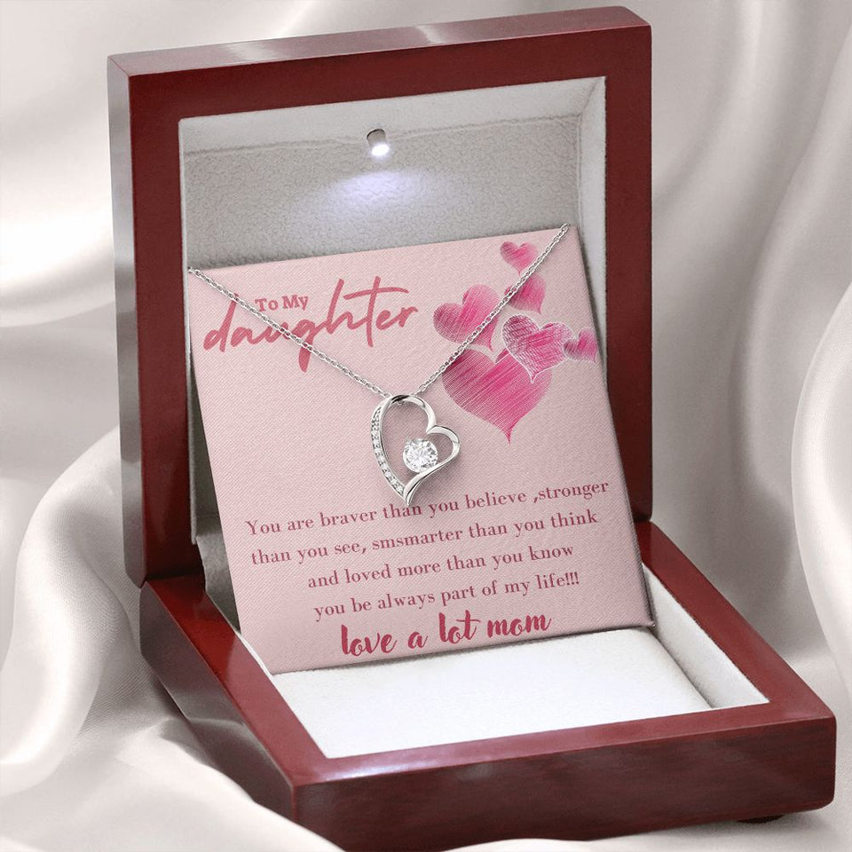 A Forever Love Necklace Gift From Mom To Daughter
