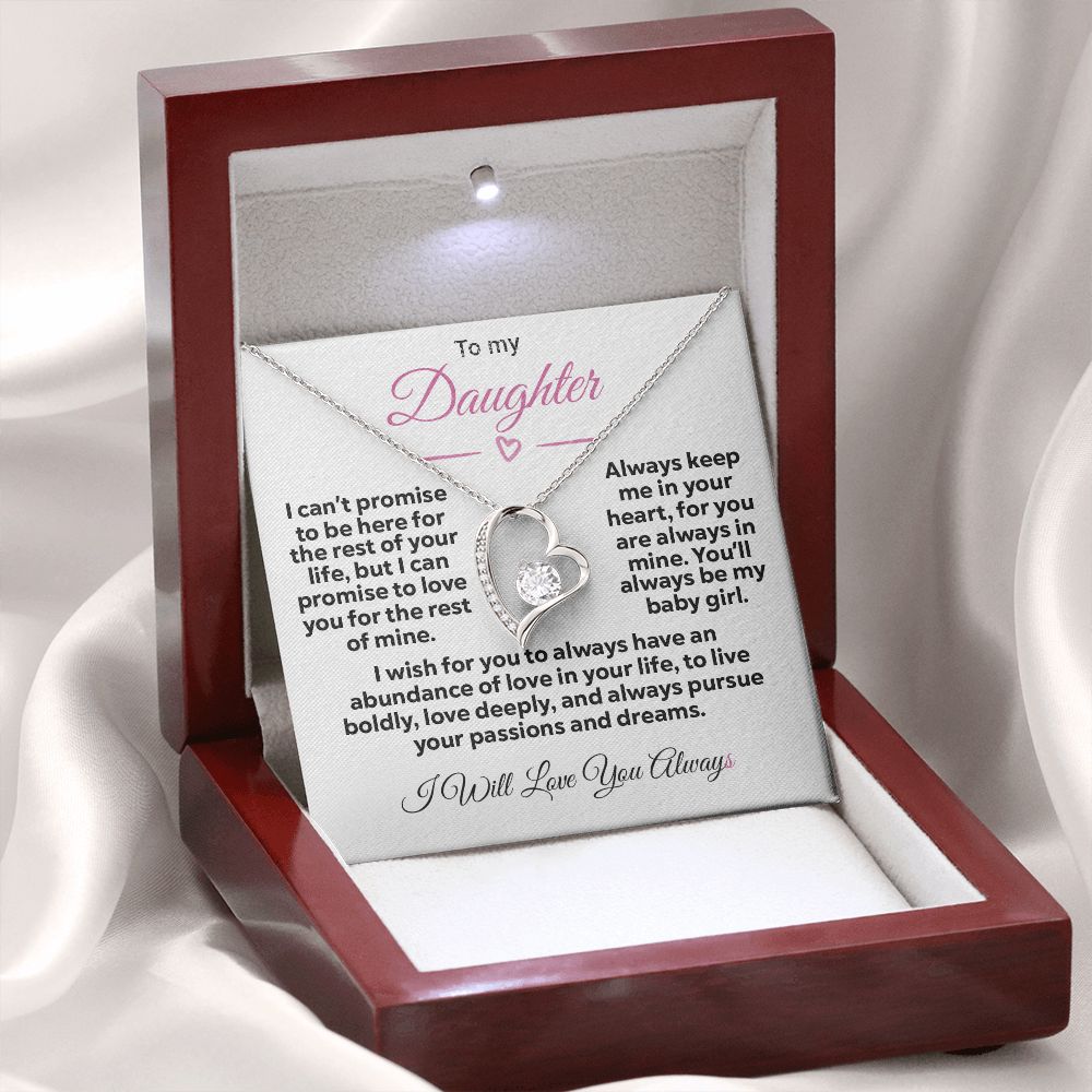 Daughter Passions And Dreams, Forever Love Necklace, Perfect Gift For Daughter