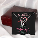 To My Soulmate A Forever Love Necklace For Valentine's Day